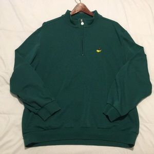YOUTH MEDIUM Masters Golf 1/4 Zip Stretch Pullover